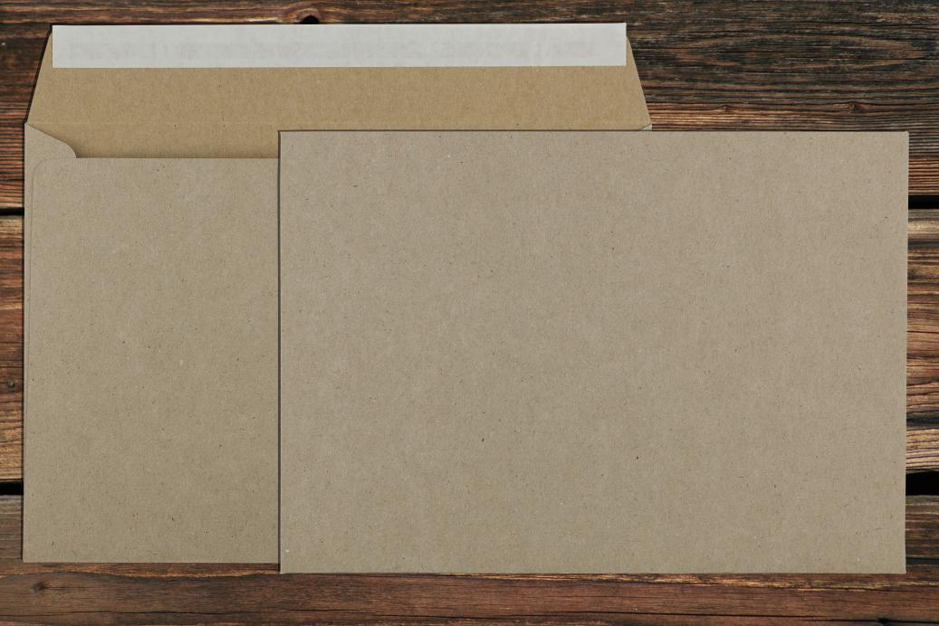 Briefhüllen C5 162x229 mm Haftklebend Recycling Grau 140 g/qm